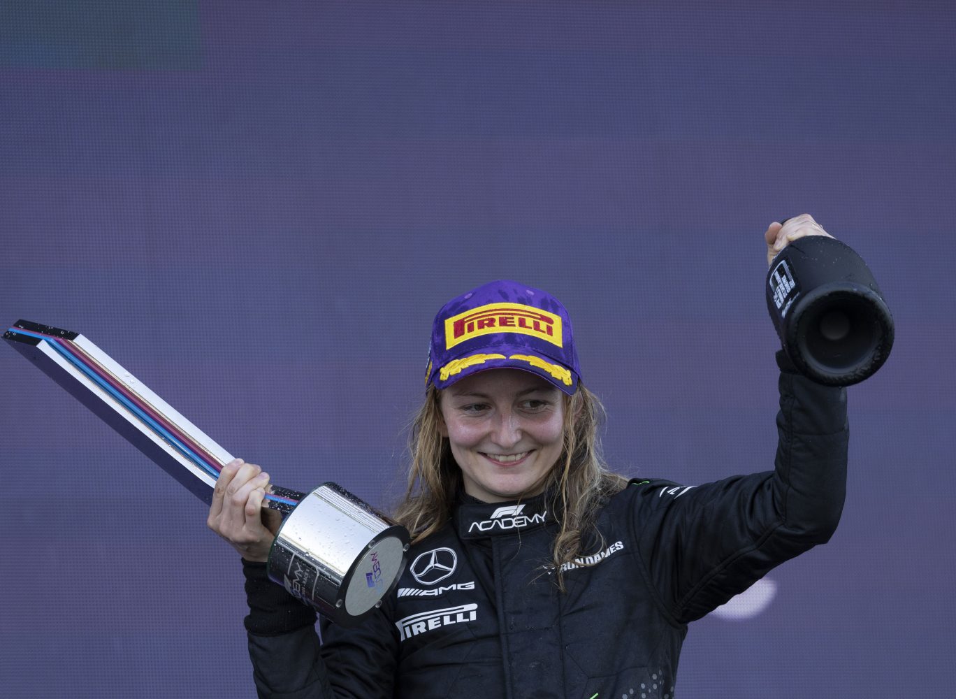 IMPRESSIVE DEBUT WEEKEND FOR IRON DAME DORIANE PIN IN F1 ACADEMY